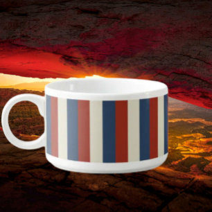 Americana Stripes – Bold Patriotic Chili Bowl