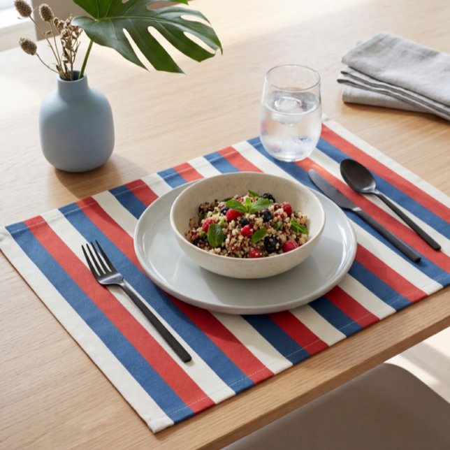 Americana Stripes – Cloth Placemat (Creator Uploaded)