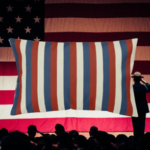 Americana Stripes – Patriotic Dog Bed