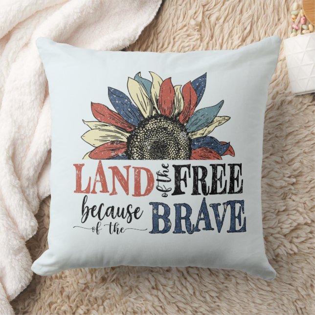 Americana Throw Pillow (Blanket)