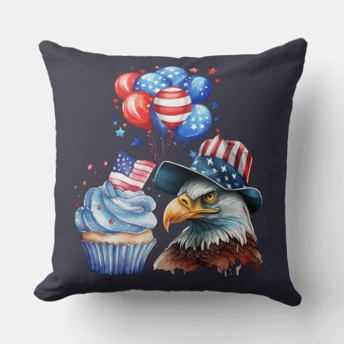 Americana  throw pillow