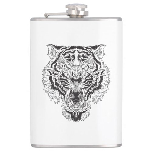 Americana tiger flask