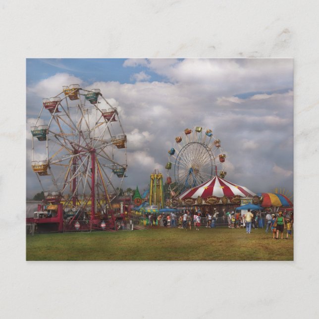 Americana - Traveling Carnival Postcard (Front)
