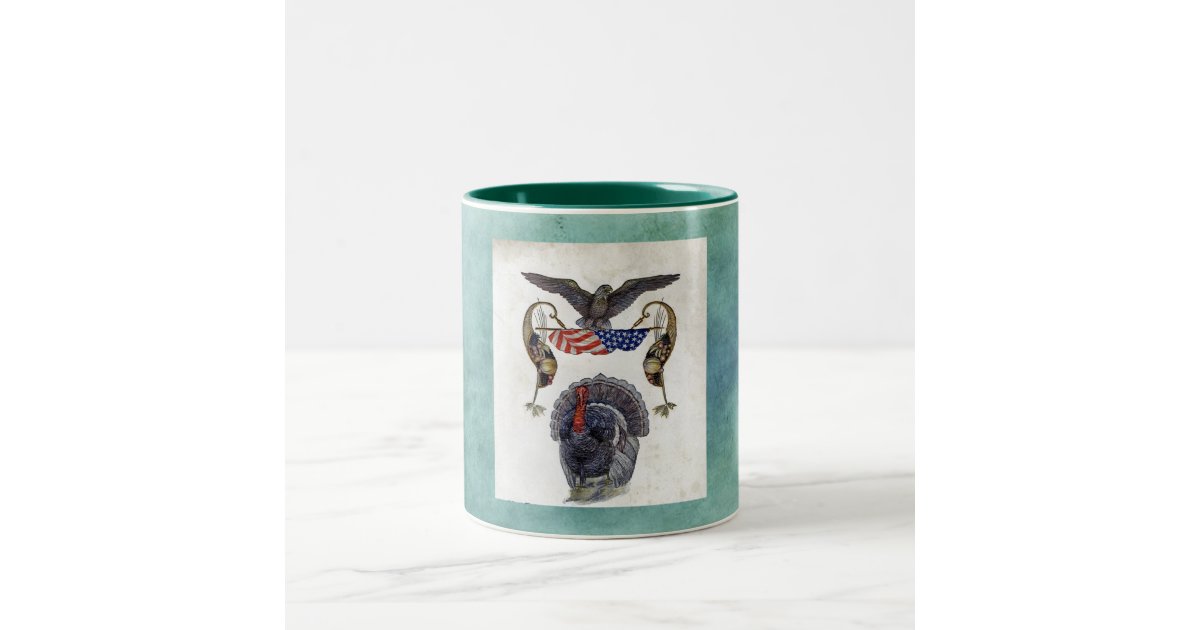 Americana Turkey Mug | Zazzle