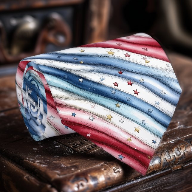 Americana Waves  Neck Tie (Creator Uploaded)