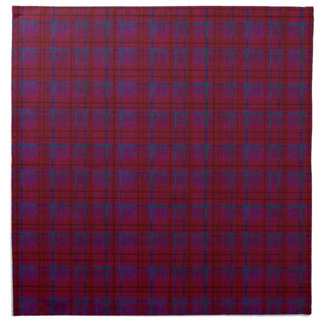 Americana Weathered Plaid Cloth Napkin (Front)