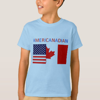 AMERICANADIAN 2 boys' blue tee