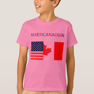 AMERICANADIAN 2 girls' pink tee