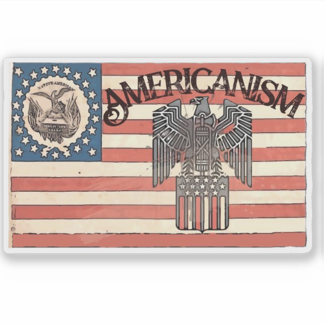 AMERICANISM STICKER (Front)