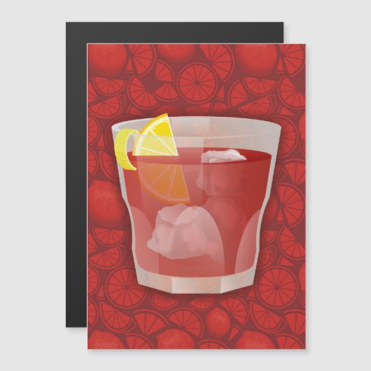 Americano cocktail (Front/Back)