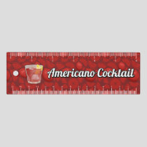 Americano Cocktail 6 inch Ruler