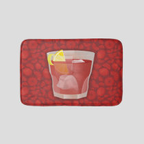 Americano cocktail bath mat