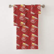 Americano Cocktail Bath Towel Set