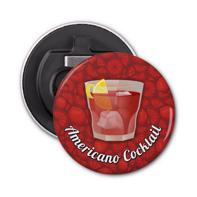 Americano Cocktail Bottle Opener (Front)