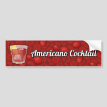 Americano cocktail bumper sticker
