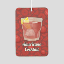 Americano cocktail car air freshener