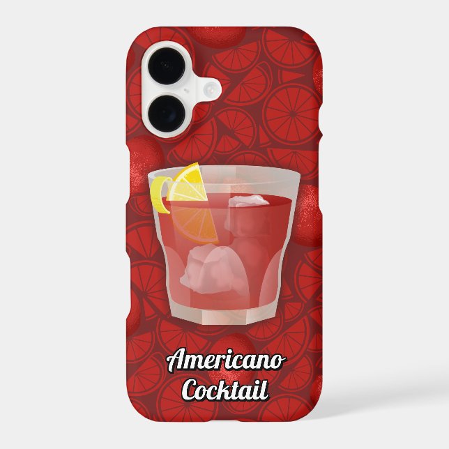 Americano Cocktail Case-Mate iPhone Case (Back)