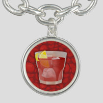 Americano cocktail charm bracelet