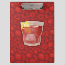 Americano cocktail clipboard