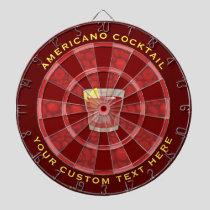 Americano Cocktail Dart Board