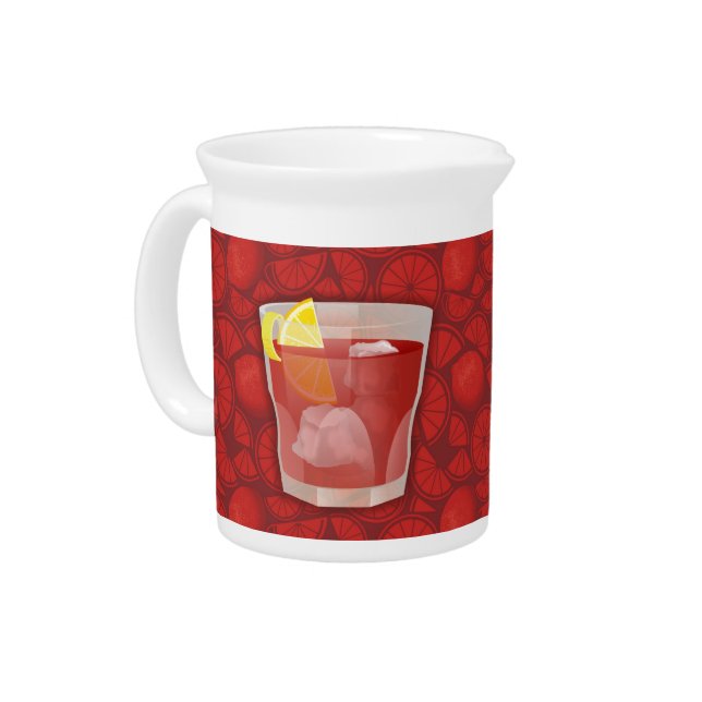 Americano cocktail drink pitcher (Left)
