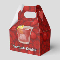 Americano cocktail favor boxes