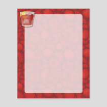 Americano cocktail flyer