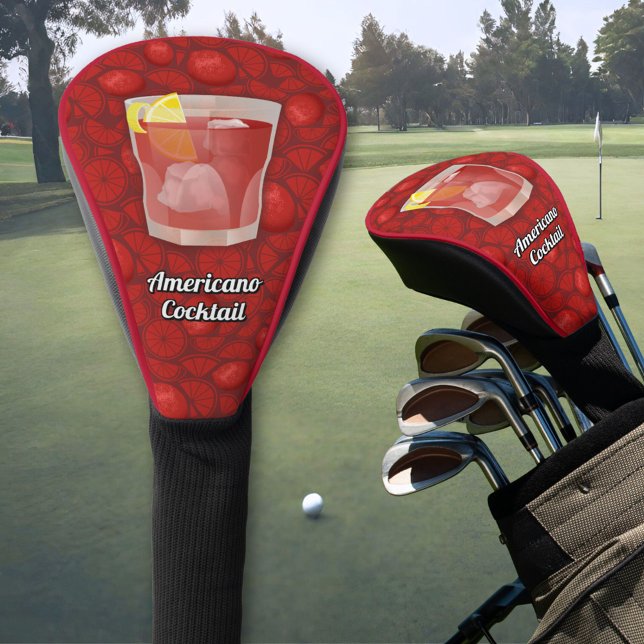 Americano Cocktail Golf Head Cover (Creator Uploaded)