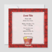 Americano Cocktail Invitation