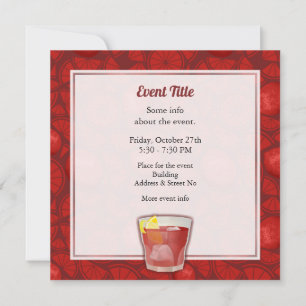 Americano Cocktail Invitation