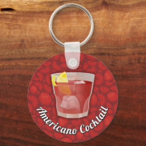 Americano Cocktail Keychain