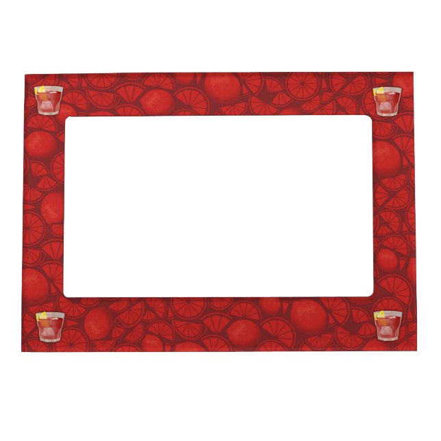 Americano cocktail magnetic frame (Front)
