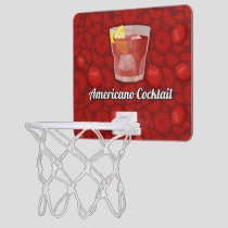 Americano cocktail mini basketball hoop