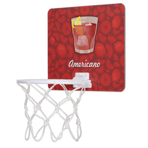 Americano cocktail mini basketball hoop