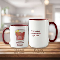 Americano cocktail mug