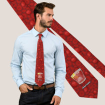 Americano cocktail neck tie