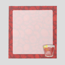 Americano cocktail notepad