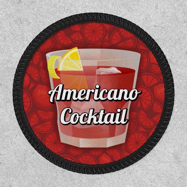 Americano Cocktail Patch (Front)