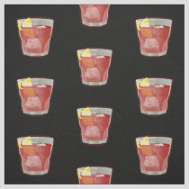 Americano Cocktail Pattern Fabric