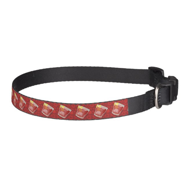 Americano cocktail pet collar (Right)