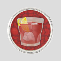Americano cocktail pin