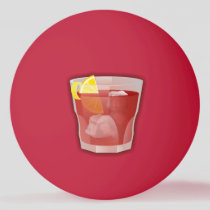 Americano cocktail ping pong ball