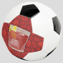 Americano cocktail soccer ball