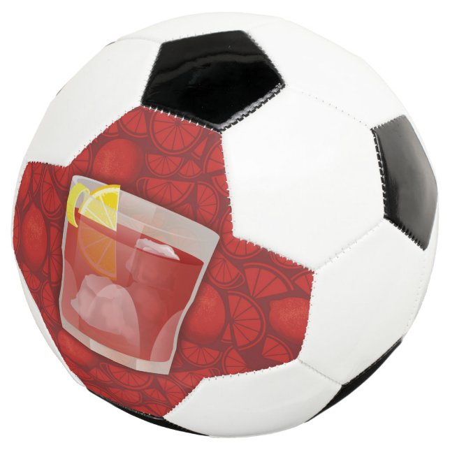 Americano cocktail soccer ball (Three Quarter)