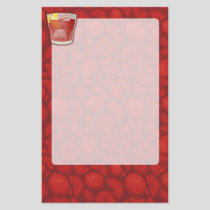 Americano cocktail stationery