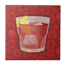 Americano cocktail tile