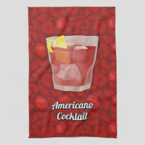 Americano cocktail towel