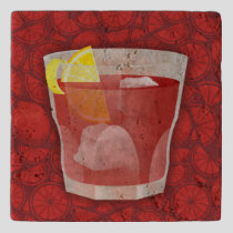 Americano cocktail trivet