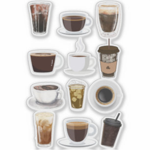 Americano Collage Sticker