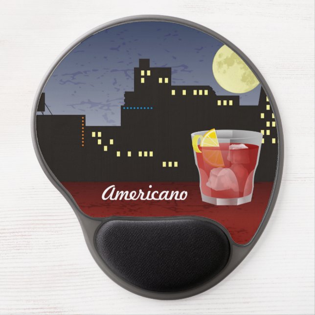 Americano Gel Mouse Pad (Front)